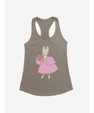 Marron Cream Red Roses Girls Tank $9.16 Tanks