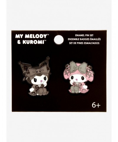 Loungefly My Melody & Kuromi Lolita Enamel Pin Set $3.58 Pin Set