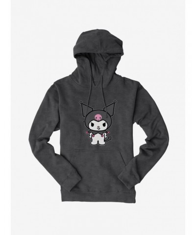 Kuromi Evil Grin Hoodie $17.60 Hoodies