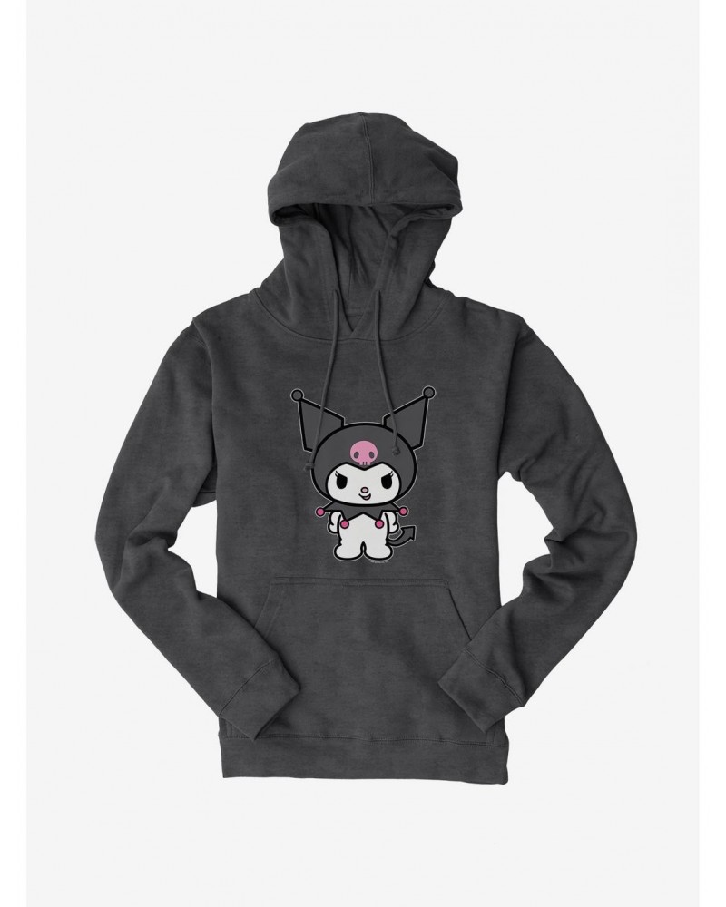 Kuromi Evil Grin Hoodie $17.60 Hoodies