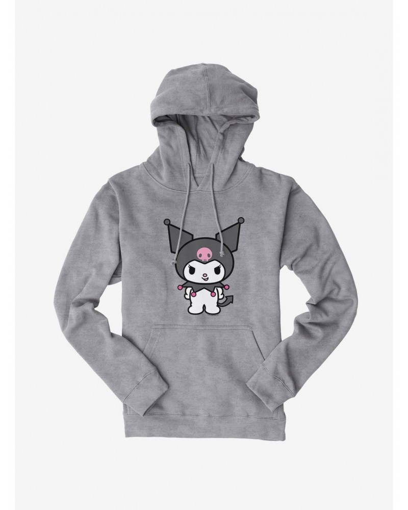 Kuromi Evil Grin Hoodie $17.60 Hoodies