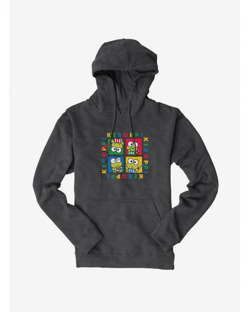 Keroppi Four Square Hoodie $13.65 Hoodies