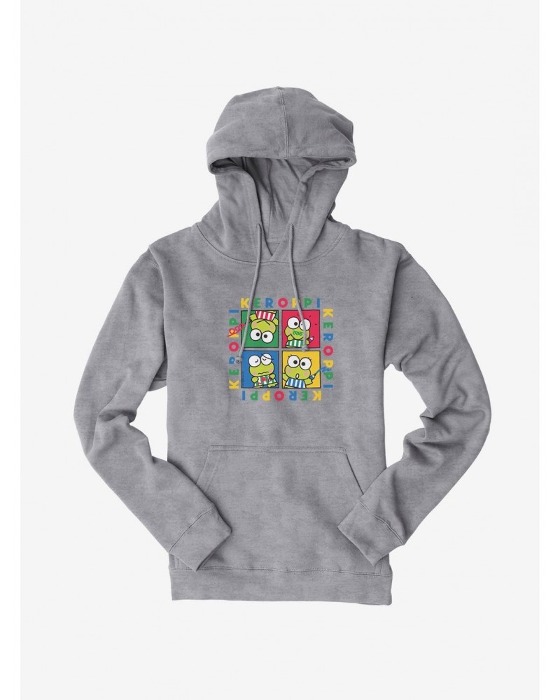 Keroppi Four Square Hoodie $13.65 Hoodies