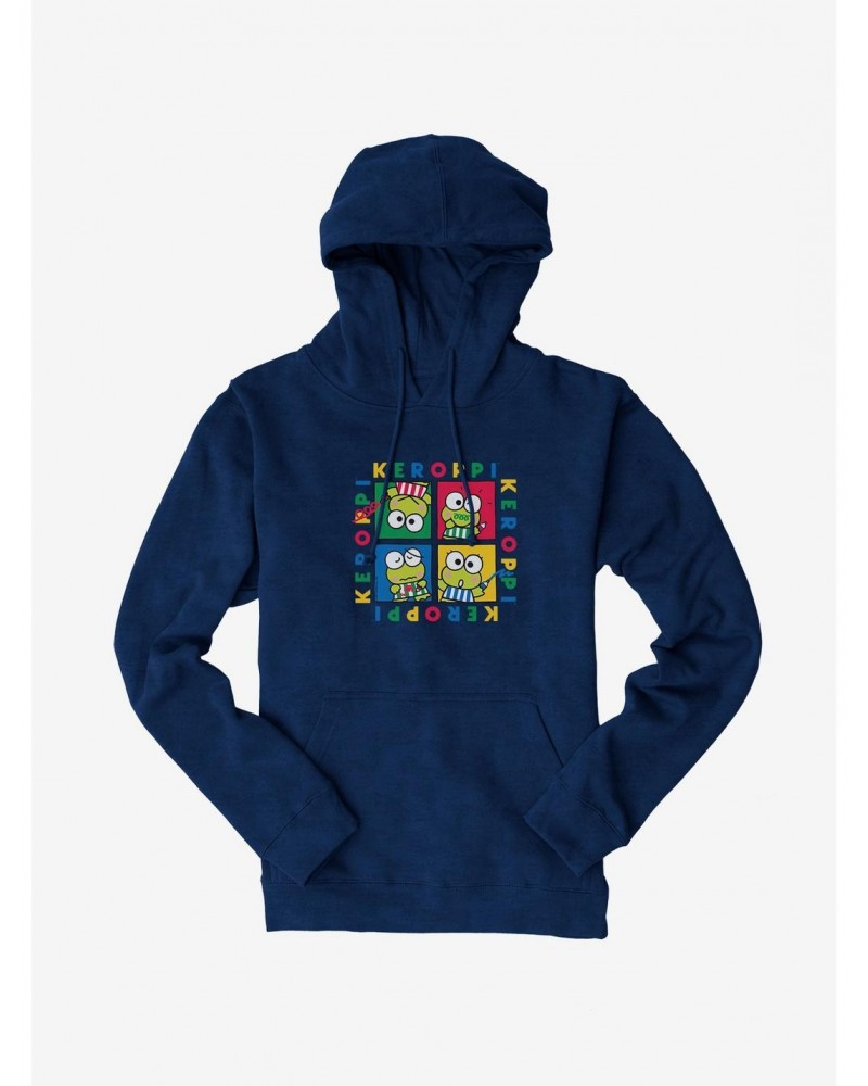 Keroppi Four Square Hoodie $13.65 Hoodies