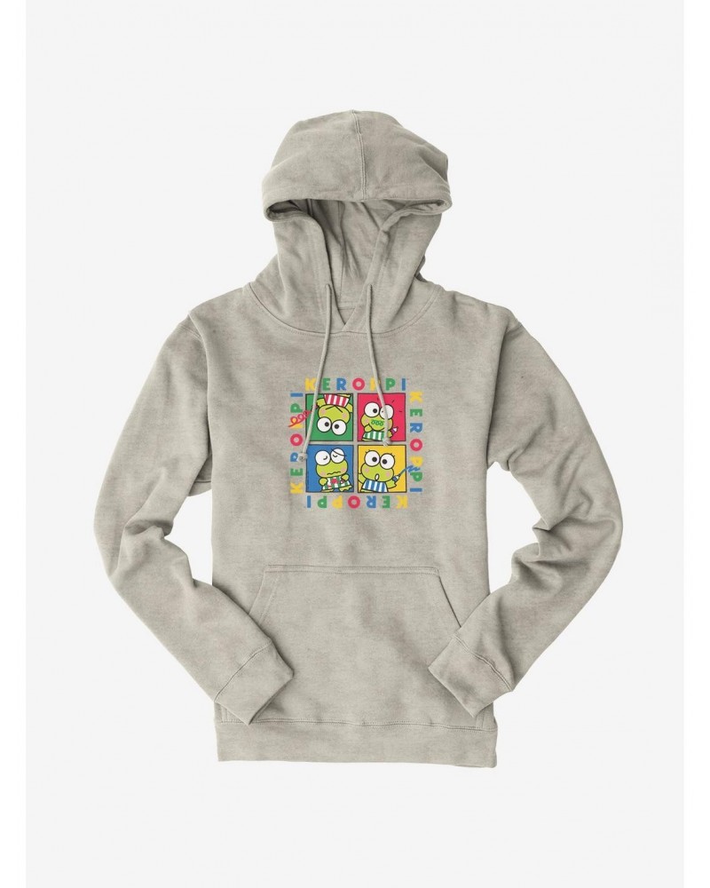 Keroppi Four Square Hoodie $13.65 Hoodies