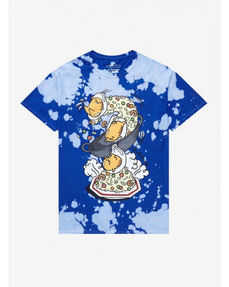 Gudetama Fried Rice Tie-Dye T-Shirt $9.71 T-Shirts