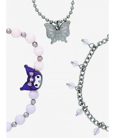 Kuromi Butterfly Bead Bracelet Set $4.13 Bracelet Set