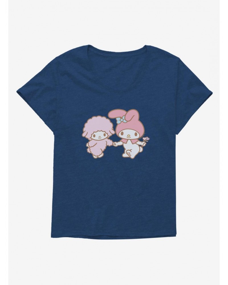 My Melody Skipping With Piano Girls T-Shirt Plus Size $9.48 T-Shirts