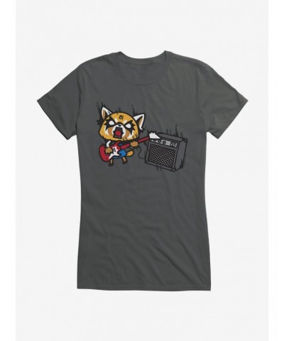 Aggretsuko Metal Shredding Girls T-Shirt $8.76 T-Shirts