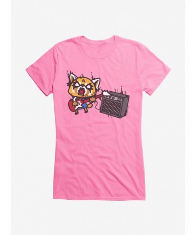 Aggretsuko Metal Shredding Girls T-Shirt $8.76 T-Shirts