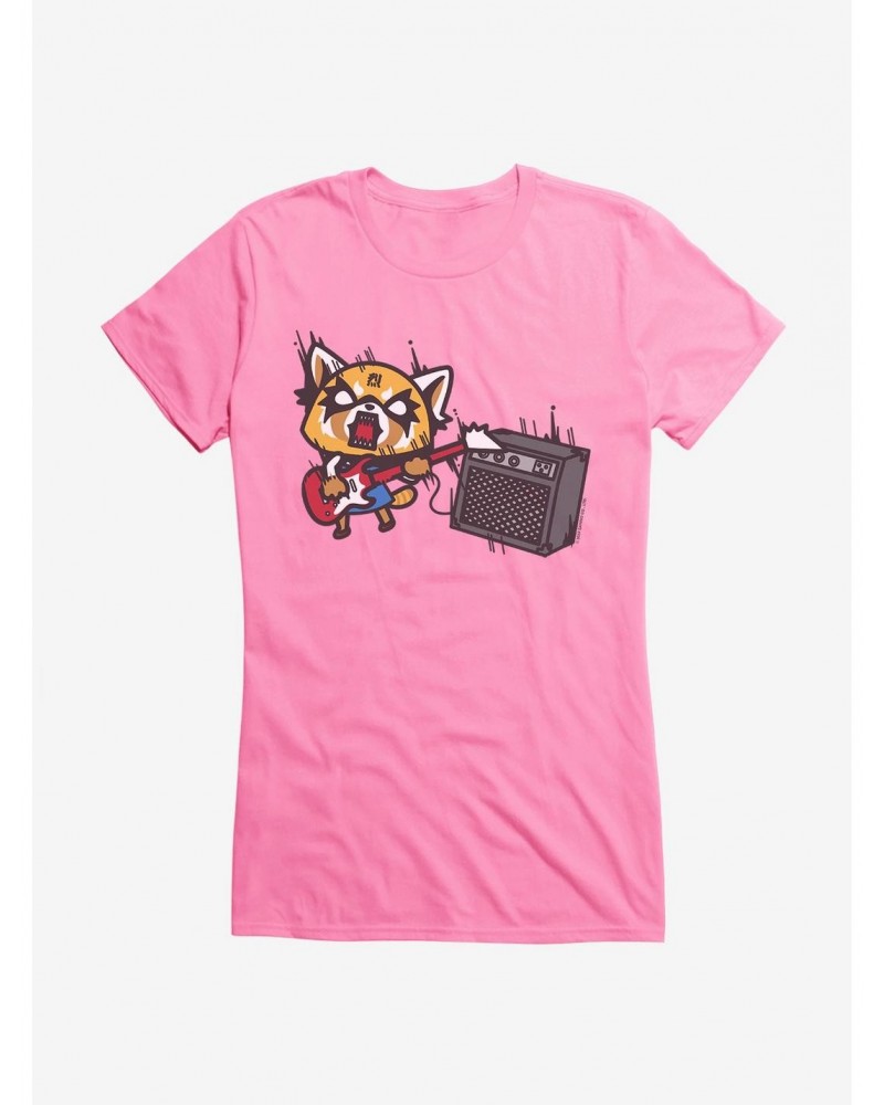 Aggretsuko Metal Shredding Girls T-Shirt $8.76 T-Shirts