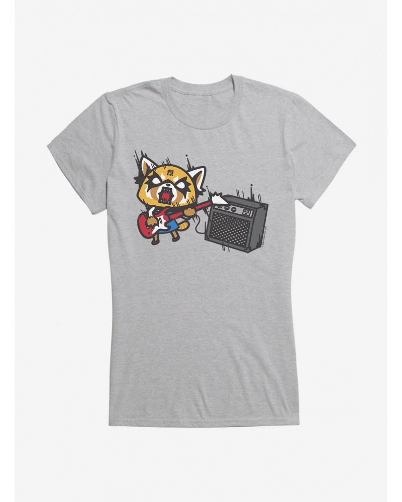 Aggretsuko Metal Shredding Girls T-Shirt $8.76 T-Shirts