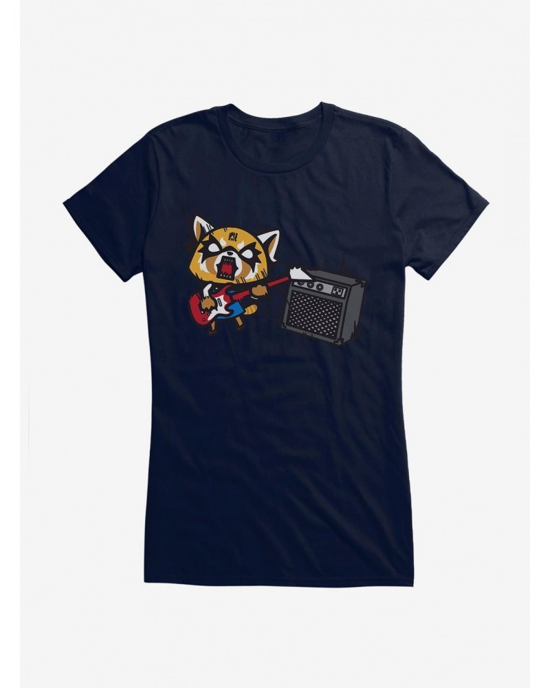 Aggretsuko Metal Shredding Girls T-Shirt $8.76 T-Shirts