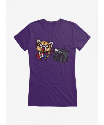 Aggretsuko Metal Shredding Girls T-Shirt $8.76 T-Shirts