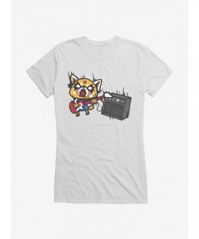 Aggretsuko Metal Shredding Girls T-Shirt $8.76 T-Shirts