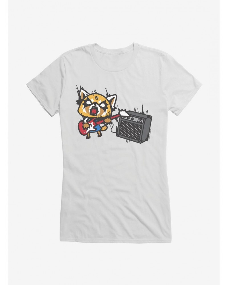 Aggretsuko Metal Shredding Girls T-Shirt $8.76 T-Shirts