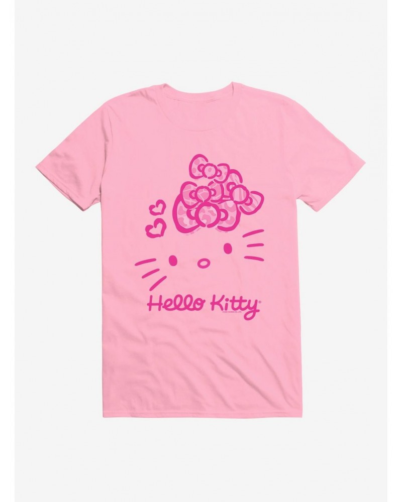 Hello Kitty Jungle Paradise Pink Logo T-Shirt $9.56 T-Shirts