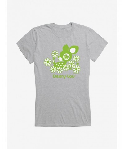 Deery-Lou Floral Green Design Girls T-Shirt $5.98 T-Shirts