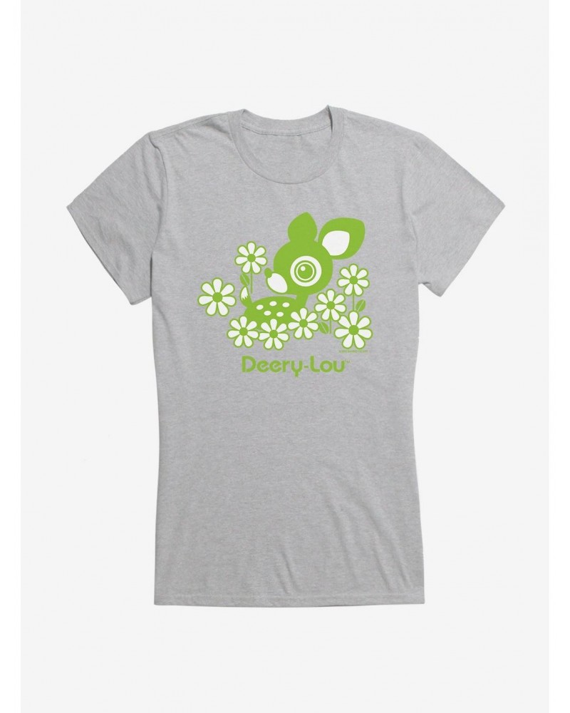 Deery-Lou Floral Green Design Girls T-Shirt $5.98 T-Shirts