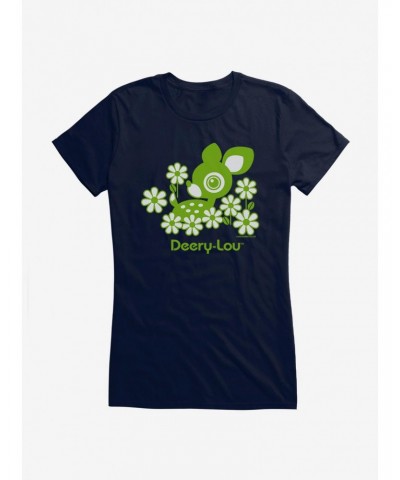 Deery-Lou Floral Green Design Girls T-Shirt $5.98 T-Shirts