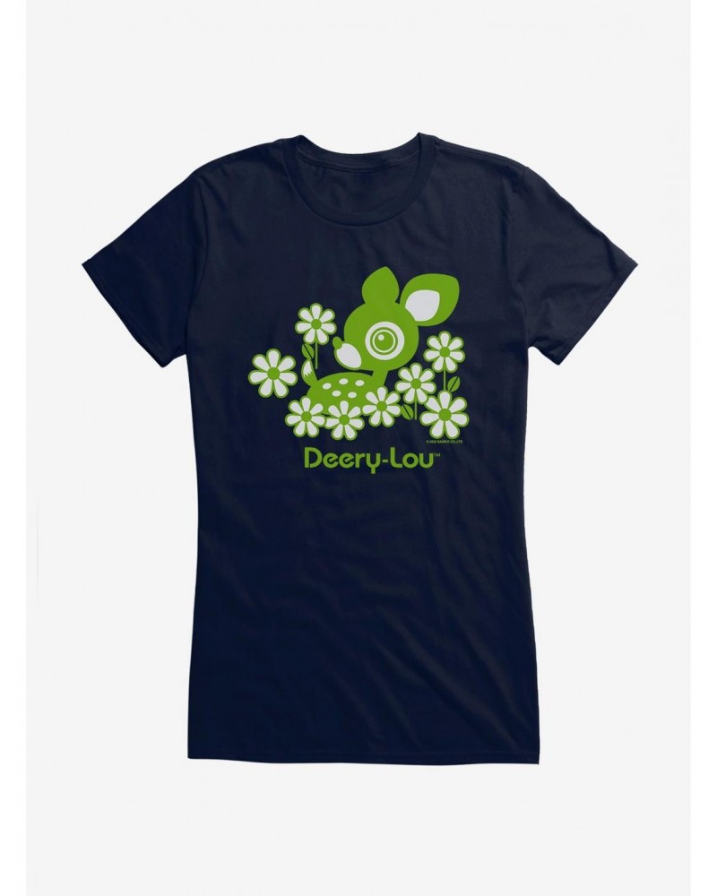 Deery-Lou Floral Green Design Girls T-Shirt $5.98 T-Shirts