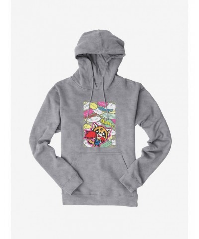 Aggretsuko Fighting Words Hoodie $17.24 Hoodies