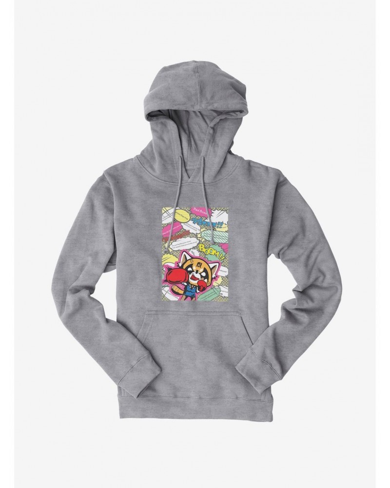 Aggretsuko Fighting Words Hoodie $17.24 Hoodies