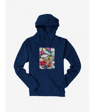 Aggretsuko Fighting Words Hoodie $17.24 Hoodies