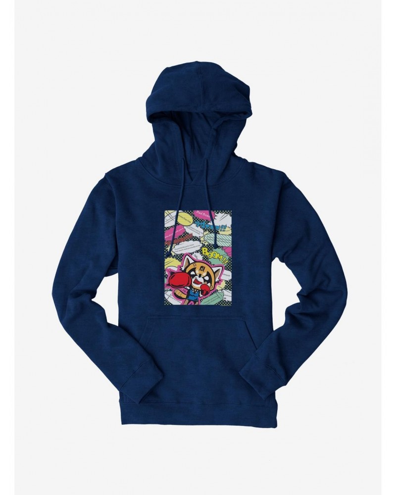 Aggretsuko Fighting Words Hoodie $17.24 Hoodies