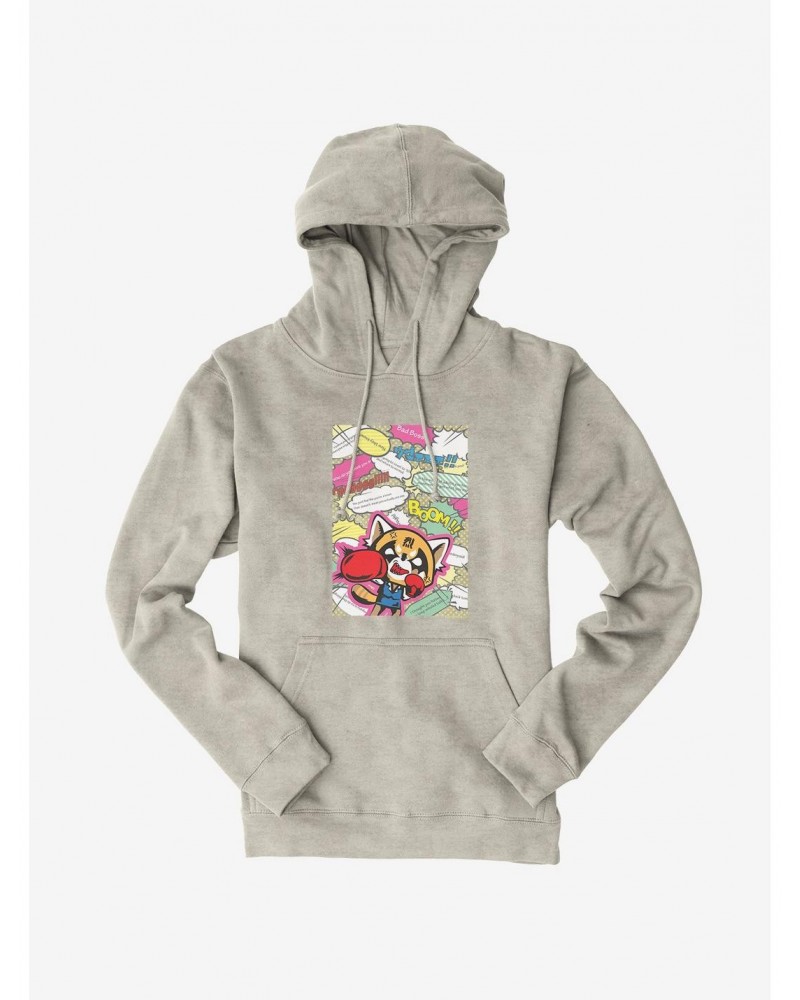 Aggretsuko Fighting Words Hoodie $17.24 Hoodies