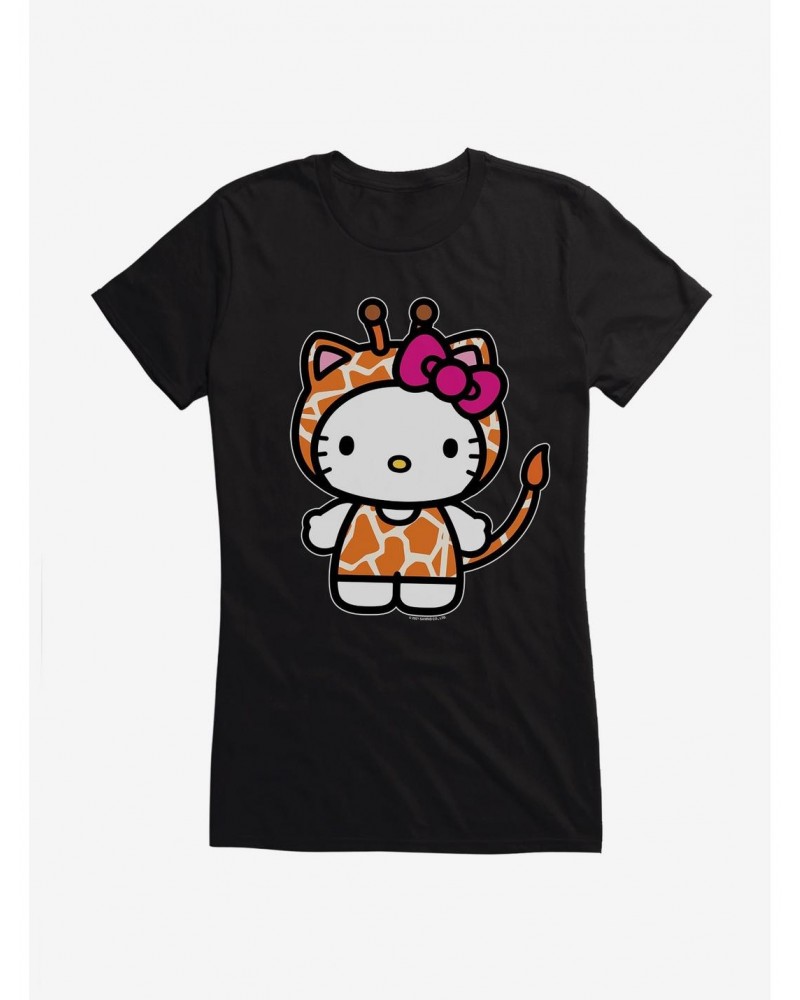 Hello Kitty Jungle Paradise Giaraffe Girls T-Shirt $9.36 T-Shirts