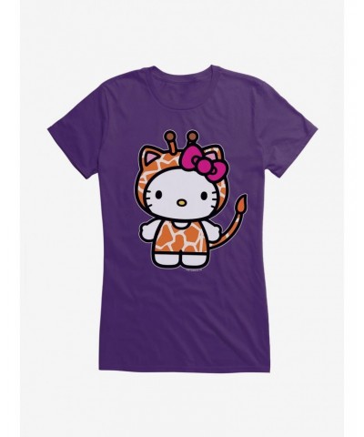 Hello Kitty Jungle Paradise Giaraffe Girls T-Shirt $9.36 T-Shirts