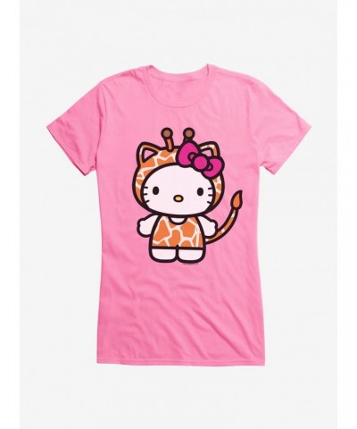 Hello Kitty Jungle Paradise Giaraffe Girls T-Shirt $9.36 T-Shirts