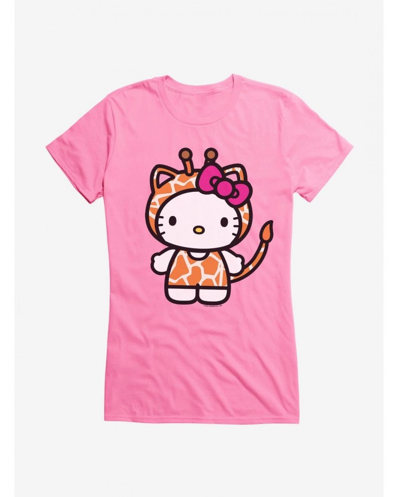 Hello Kitty Jungle Paradise Giaraffe Girls T-Shirt $9.36 T-Shirts