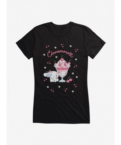 Cinnamoroll Cherry Sunday Girls T-Shirt $6.97 T-Shirts