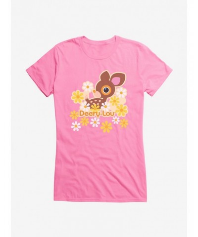 Deery-Lou Floral Energy Girls T-Shirt $9.56 T-Shirts