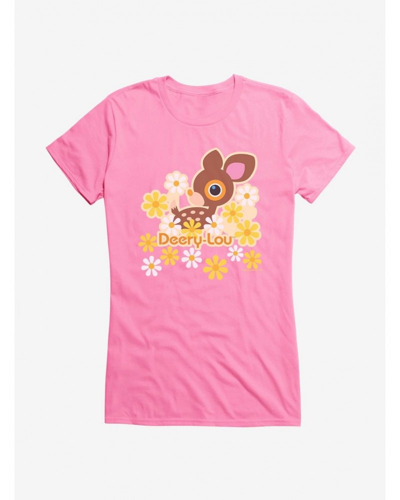 Deery-Lou Floral Energy Girls T-Shirt $9.56 T-Shirts