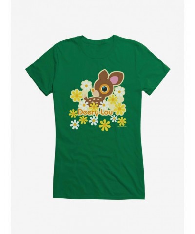 Deery-Lou Floral Energy Girls T-Shirt $9.56 T-Shirts