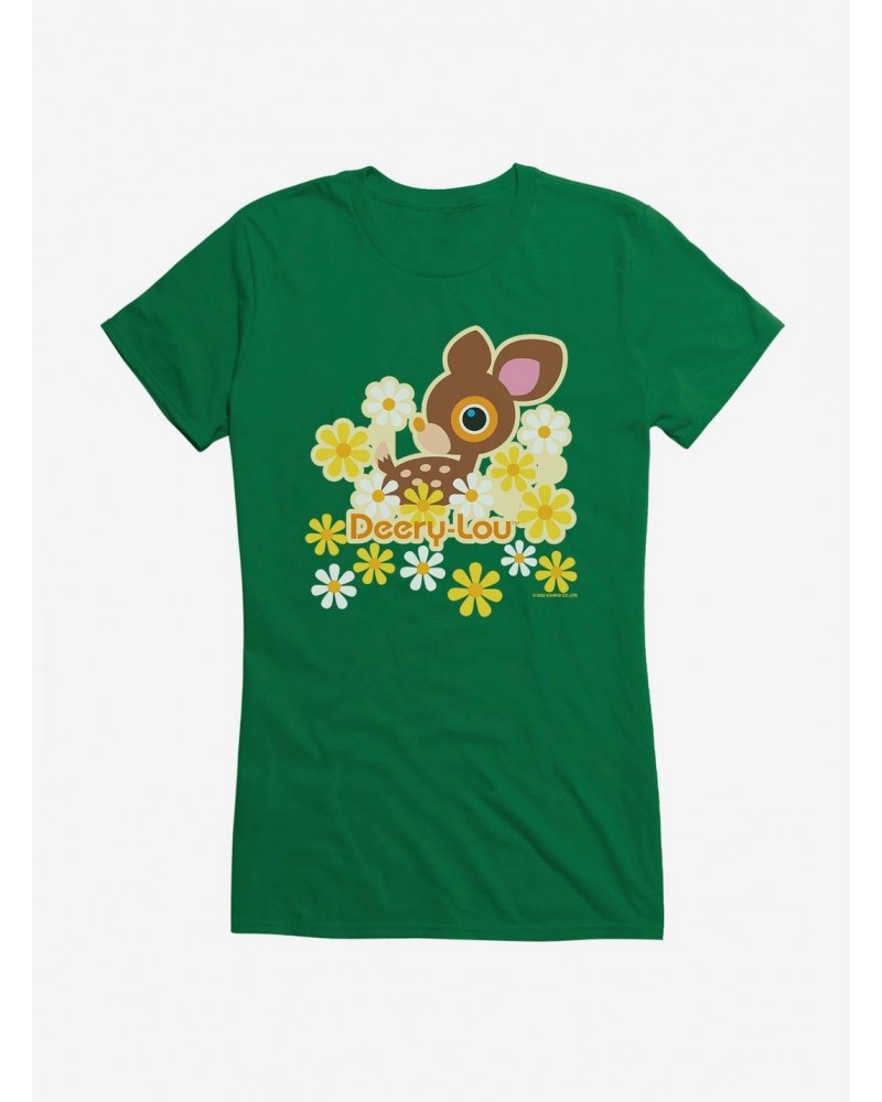 Deery-Lou Floral Energy Girls T-Shirt $9.56 T-Shirts