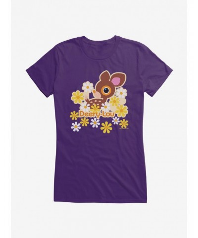 Deery-Lou Floral Energy Girls T-Shirt $9.56 T-Shirts