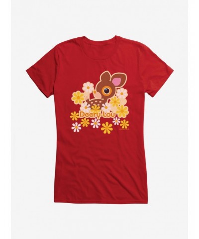 Deery-Lou Floral Energy Girls T-Shirt $9.56 T-Shirts