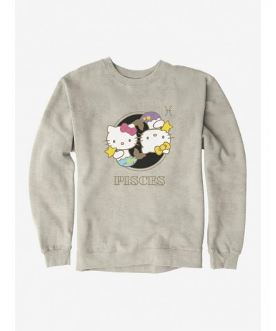 Hello Kitty Star Sign Pisces Stencil Sweatshirt $10.04 Sweatshirts