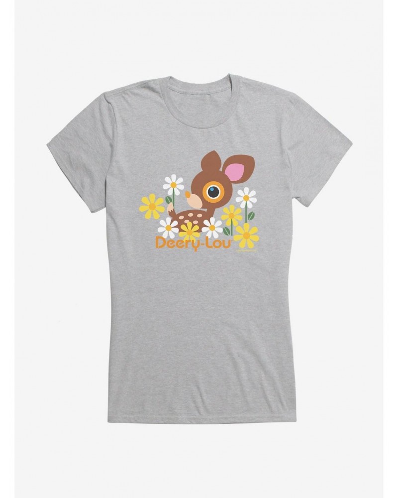 Deery-Lou Floral Forest Girls T-Shirt $8.57 T-Shirts