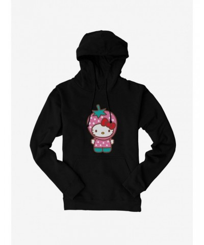 Hello Kitty Five A Day Strawberry Hat Hoodie $11.49 Hoodies