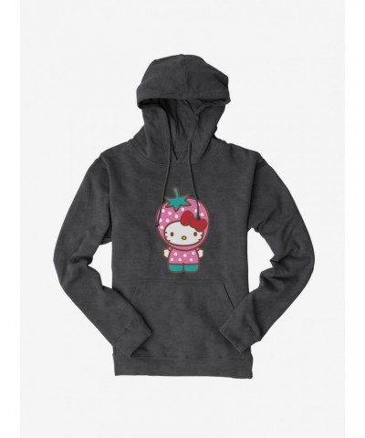 Hello Kitty Five A Day Strawberry Hat Hoodie $11.49 Hoodies