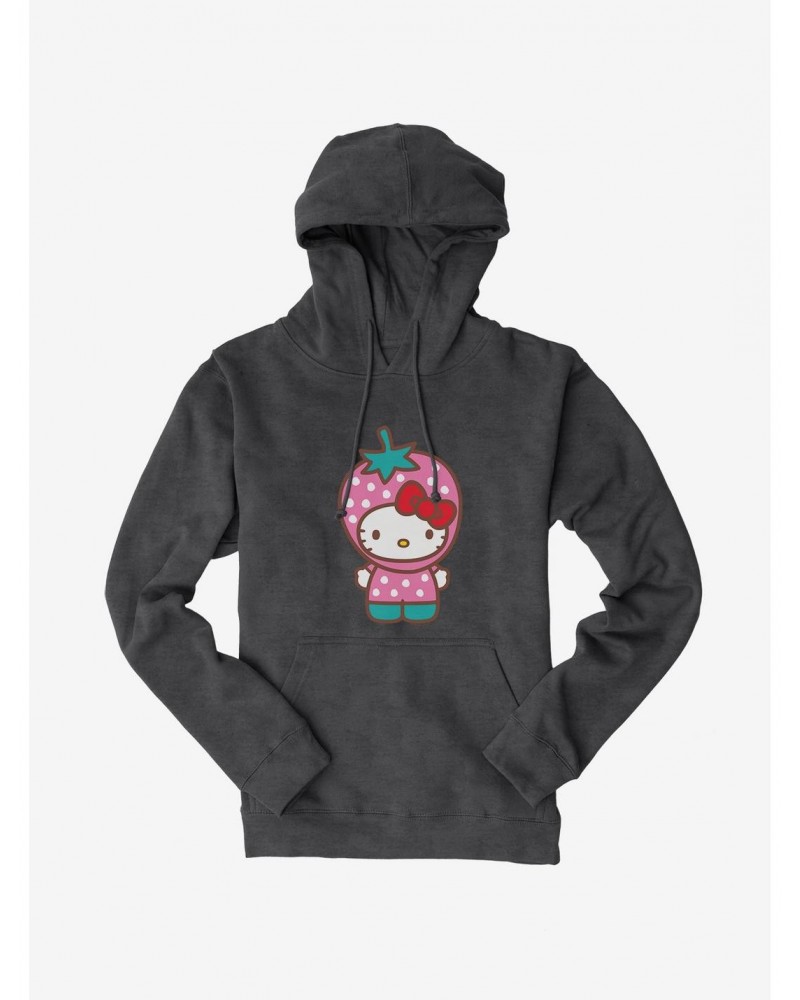 Hello Kitty Five A Day Strawberry Hat Hoodie $11.49 Hoodies