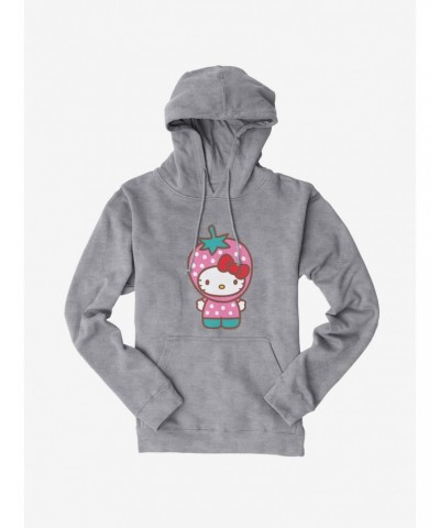 Hello Kitty Five A Day Strawberry Hat Hoodie $11.49 Hoodies