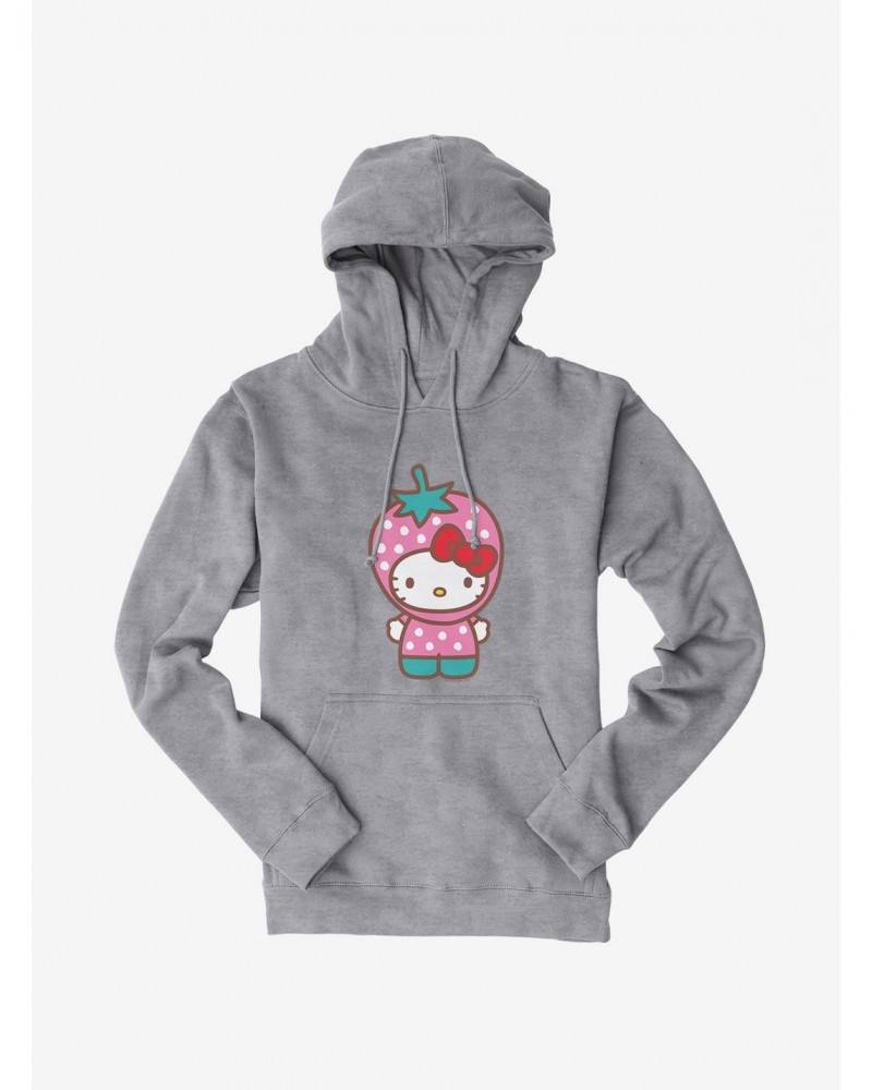 Hello Kitty Five A Day Strawberry Hat Hoodie $11.49 Hoodies