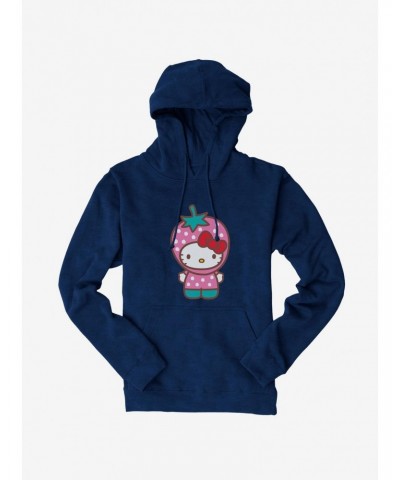 Hello Kitty Five A Day Strawberry Hat Hoodie $11.49 Hoodies