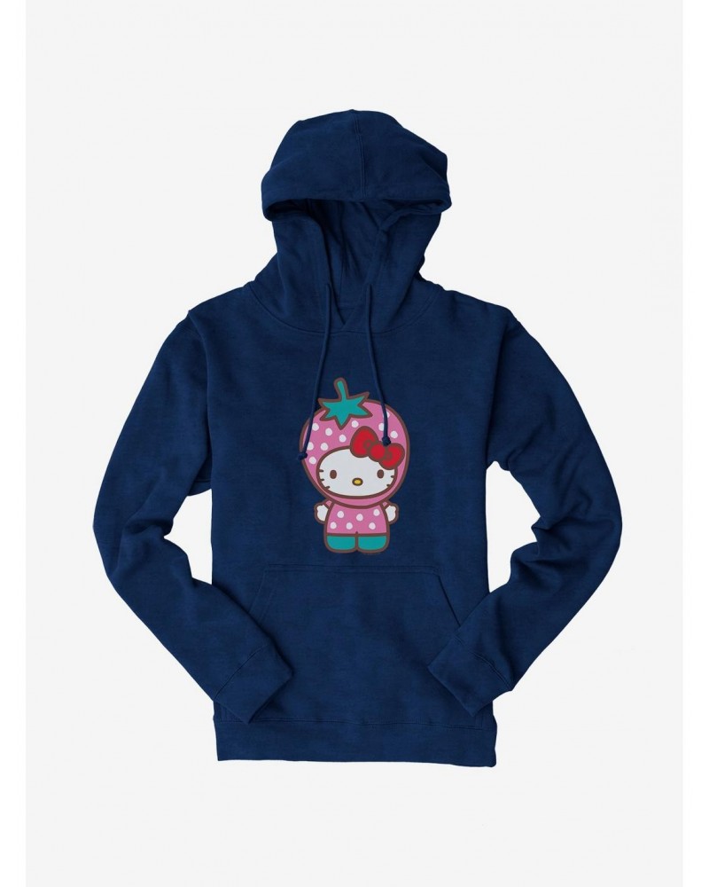 Hello Kitty Five A Day Strawberry Hat Hoodie $11.49 Hoodies